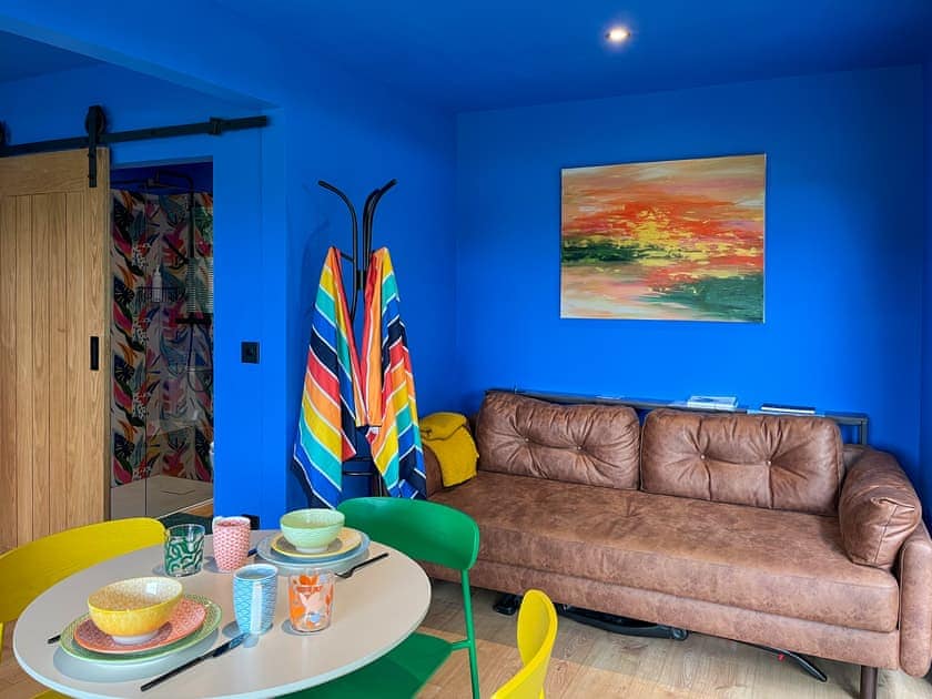 Open plan living space | Cassiopeia - Galloway Glamping, Castle Douglas