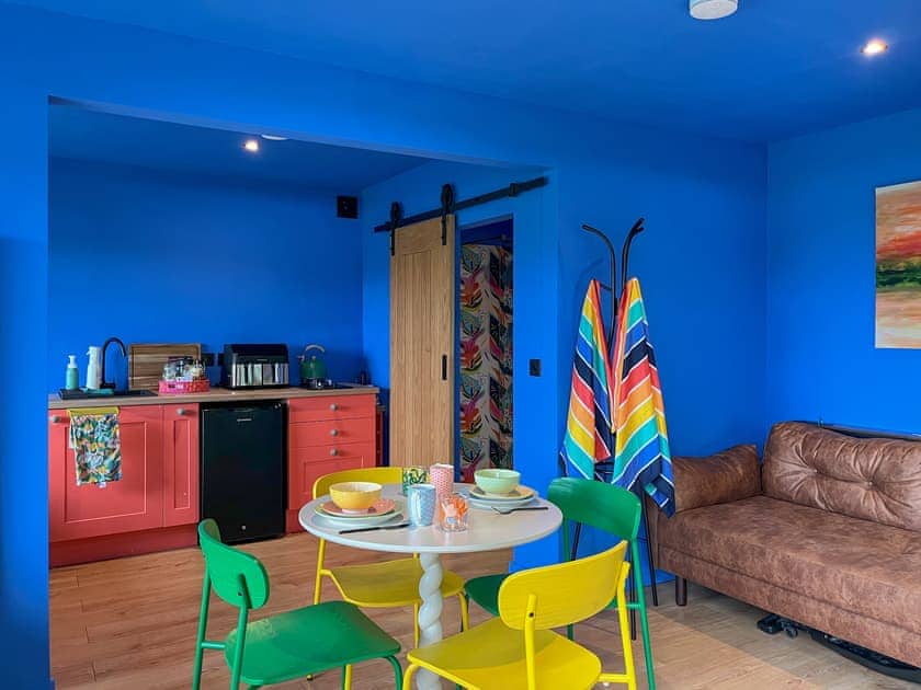 Open plan living space | Cassiopeia - Galloway Glamping, Castle Douglas