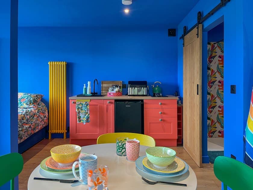 Open plan living space | Cassiopeia - Galloway Glamping, Castle Douglas