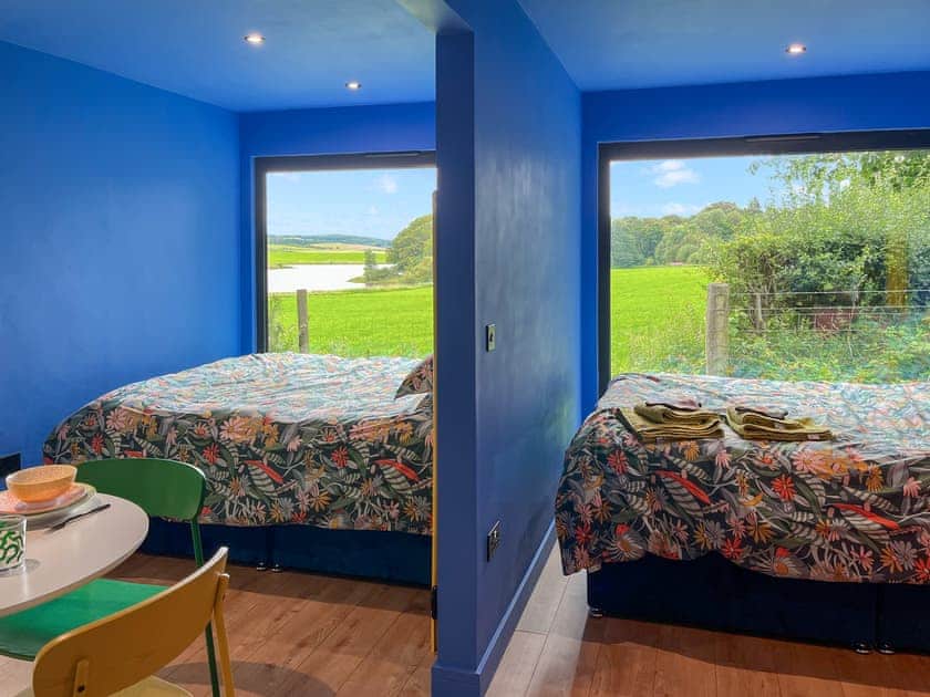 Double bedroom | Cassiopeia - Galloway Glamping, Castle Douglas
