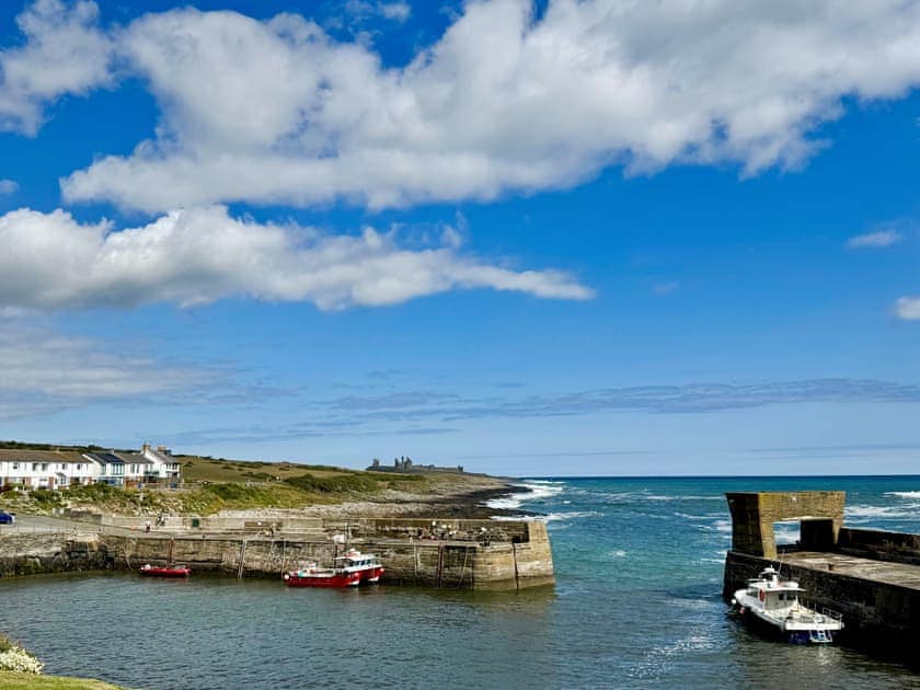 Craster Harbour - One minute walk from<br />Bramble Cottage. | Bramble Cottage, Craster, near Alnwick