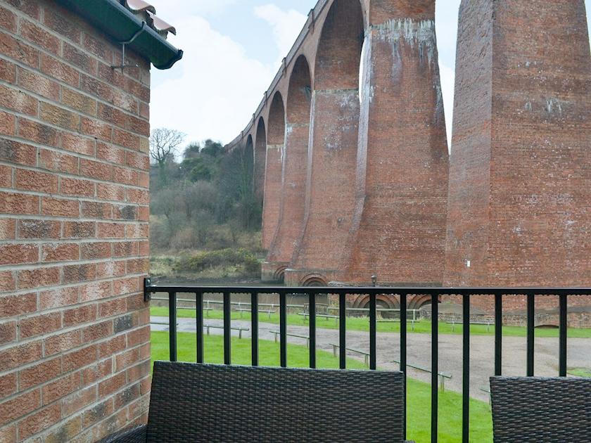 Balcony area with view of the viaduct | The Dreaming Duck, Whitby