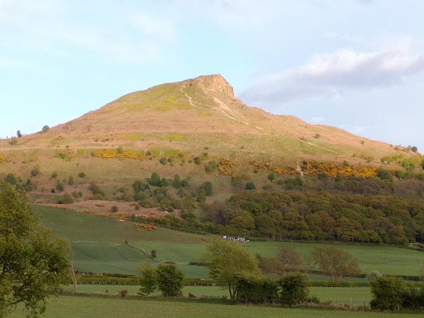 View of local landmark and popular walking destination ‘Roseberry Topping’