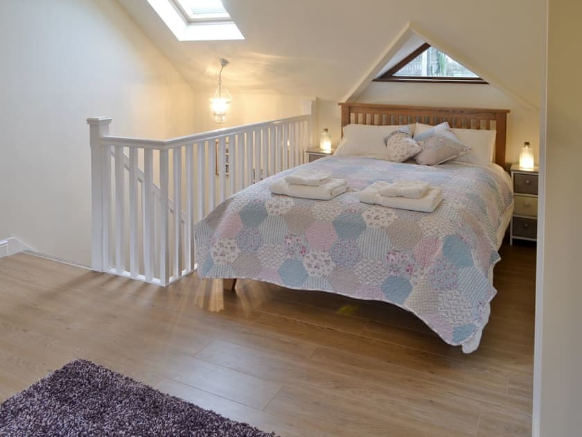 Comfortable double bedroom | Ysgubor Myfi - Trehwfa Cottages, Bodedern, near Holyhead