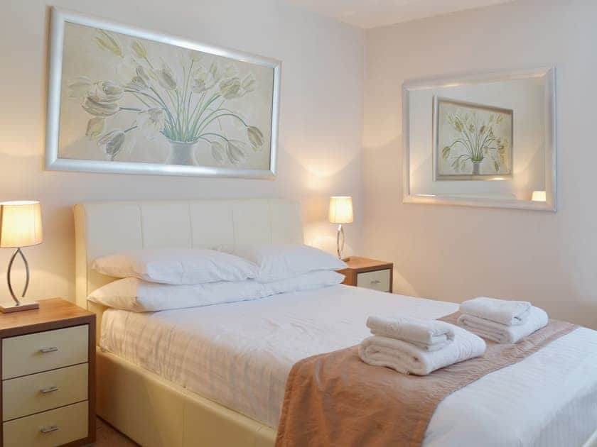 The well decorated and comfortable double room features a 5ft double bed | Apartment 6 - Astor House, Torquay
