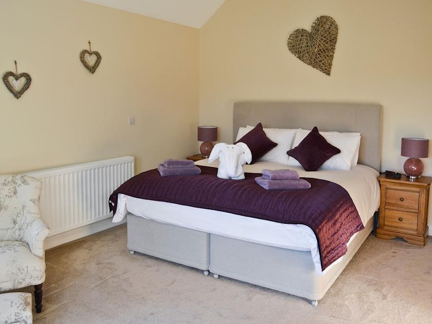 Double bedrooms with 6ft bed and Juliet balcony | Birchfield, Rhuallt, near St Asaph