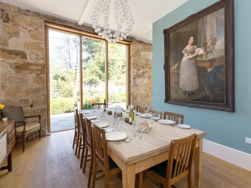 Contemporary dining area | The Stables - Brinkburn Cottages, Longframlington, near Rothbury