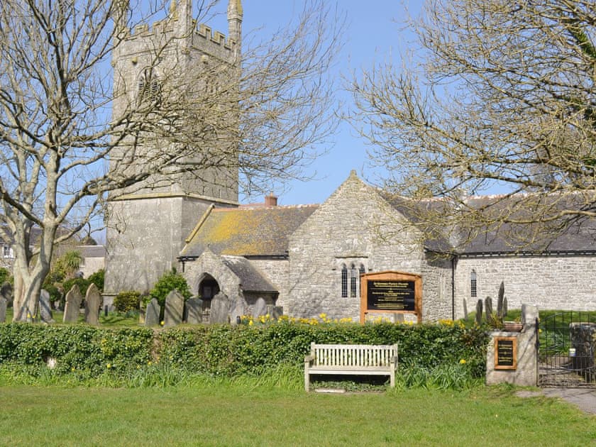 The Nearby parish church of St Gerome | Kataluma, Praa Sands, near Penzance