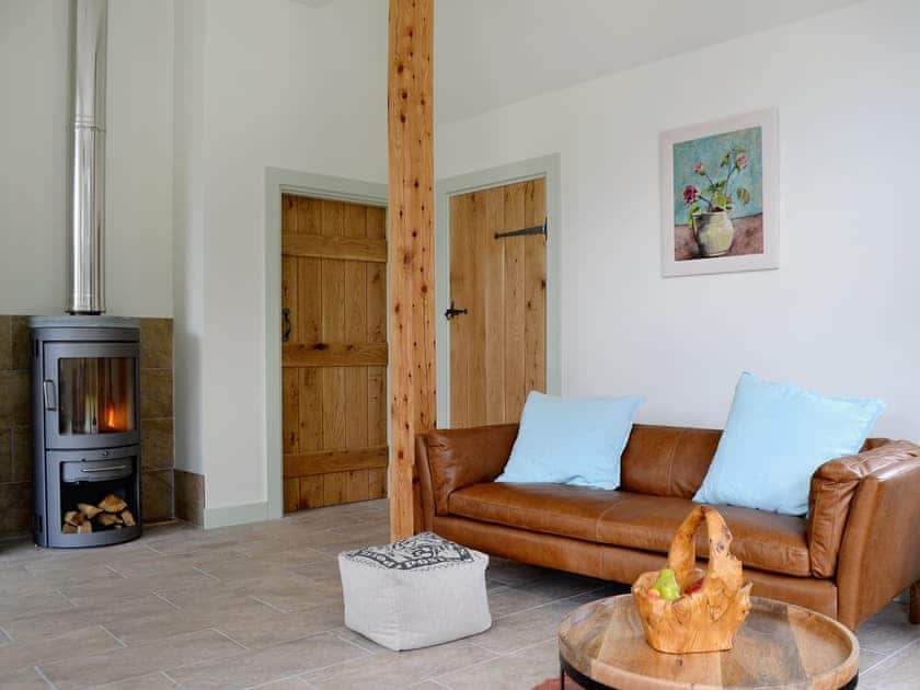 Living area with cosy woodburner | Betty’s Corner, St Fillans, near Crieff