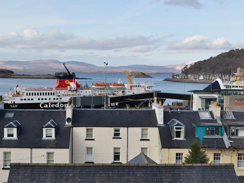 Superb views across the harbour and onto the island of Kerrera | Ferry View, Oban