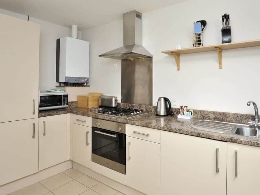 Well-equipped fitted kitchen | Apartment 1 - Astor House, Torquay
