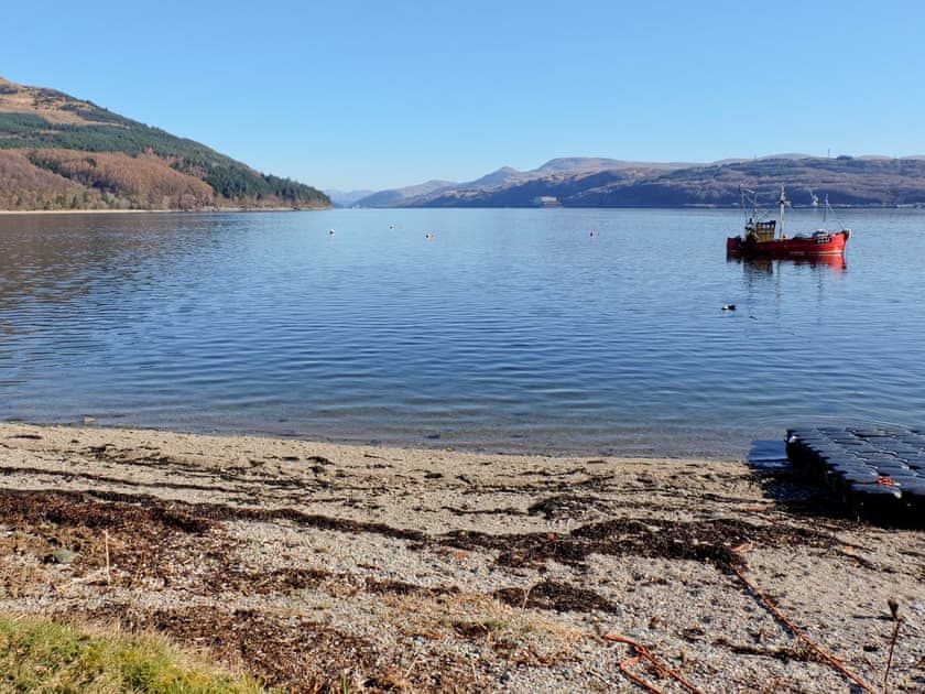 View from across the road from the property | Fern Cottage, Ardentinny near Dunoon