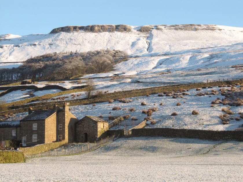 Sedbusk landscape in winter | Lilac Cottage, Sedbusk, near Hawes