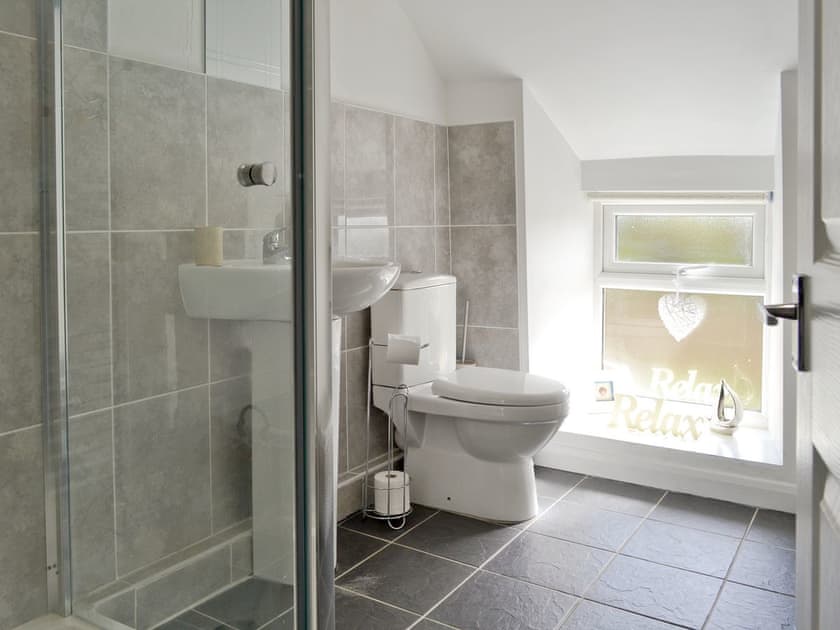 Convenient shower room | Penteryfn, near Holyhead, Isle of Anglesey