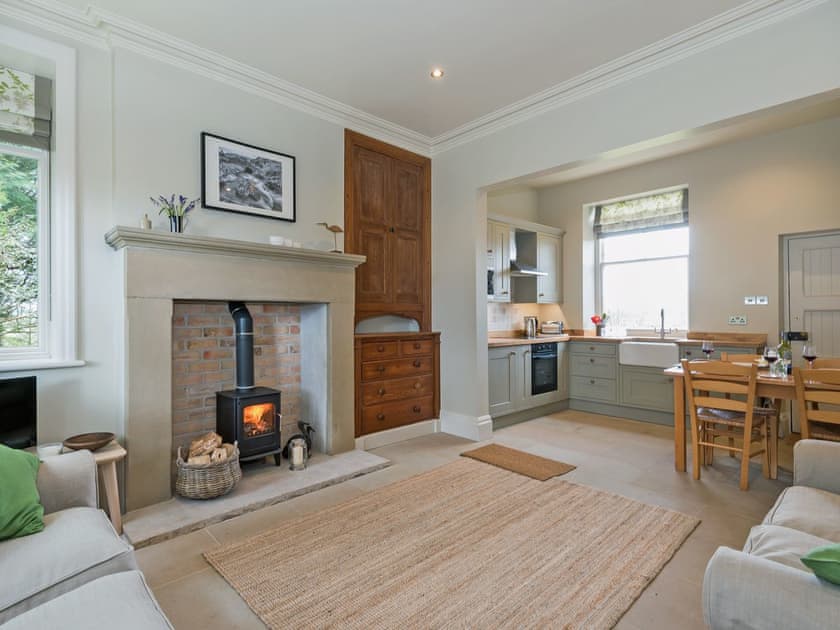 Spacious open plan living/dining room/kitchen | The Gatehouse at Beckfoot Hall, Kirkby Stephen, near Appleby
