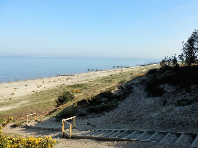 Just 350 yards to the beach  | The Beech House, Corton, near Lowestoft