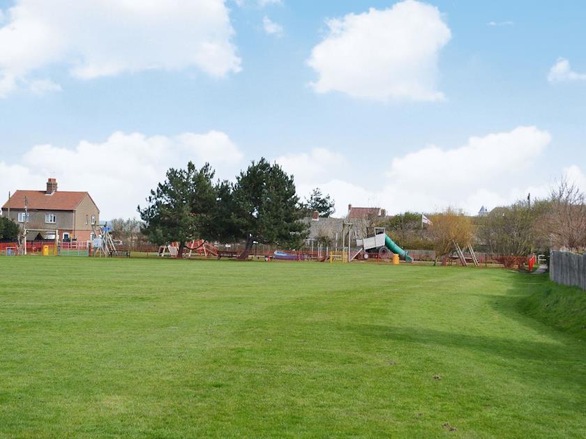 Nearby Gold Park that has a toddlers’ swing park | Beachcomber, Mundesley, near North Walsham