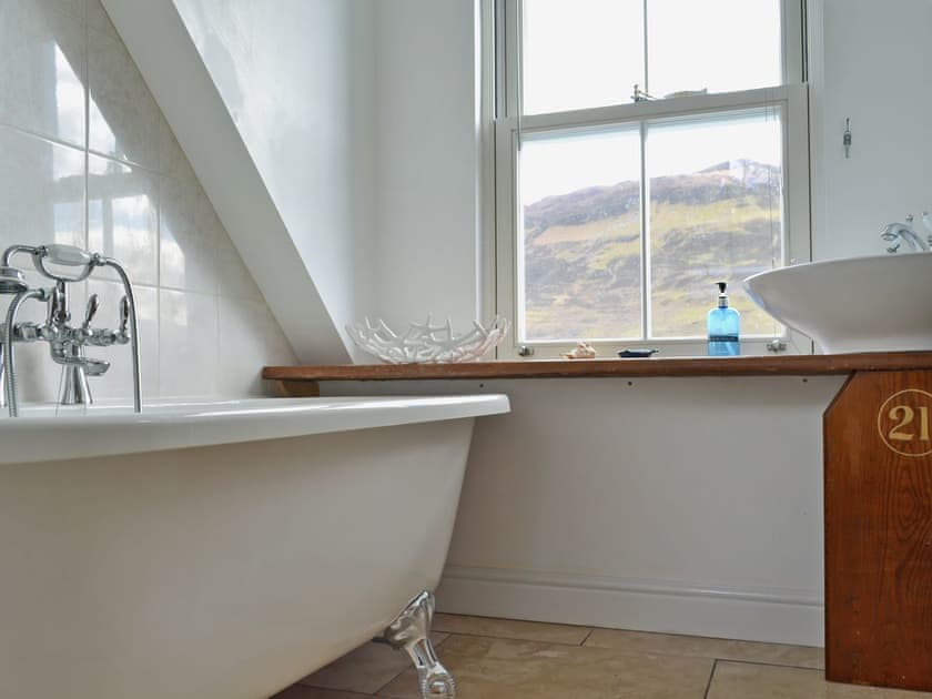 Quirky bathroom | Loch Shore Cottage, Dornie, near Kyle