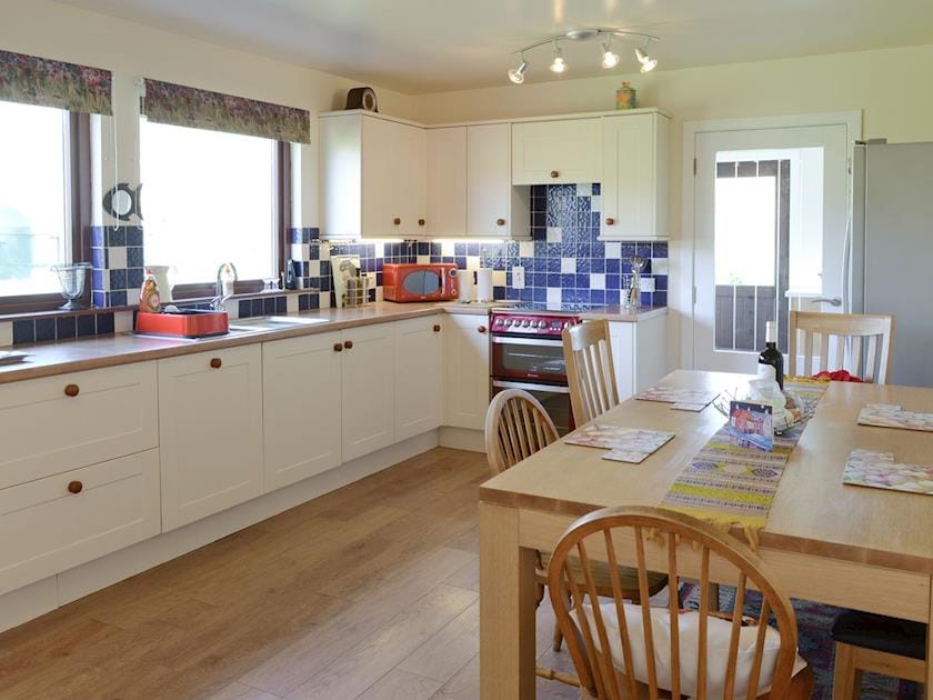 Dining area within large kitchen | Roangorm, Achiltibuie