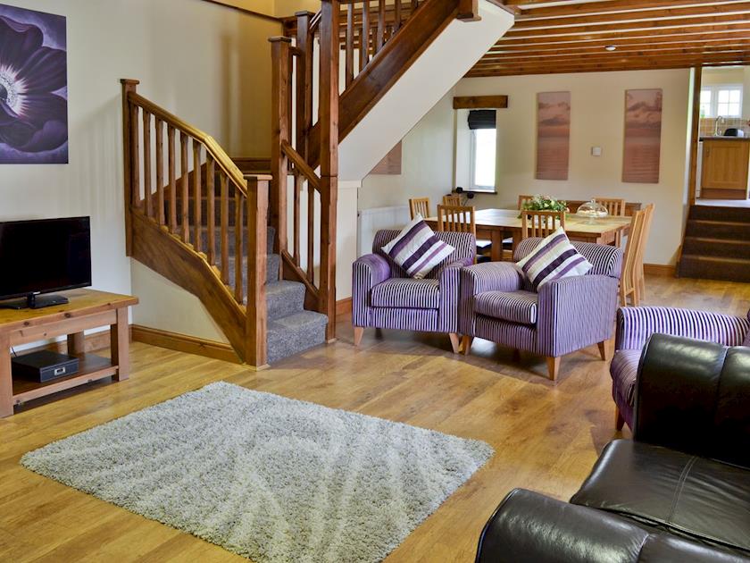 Living room with dining area | The Roost - Manor Farm Cottages, Buckton, near Flamborough