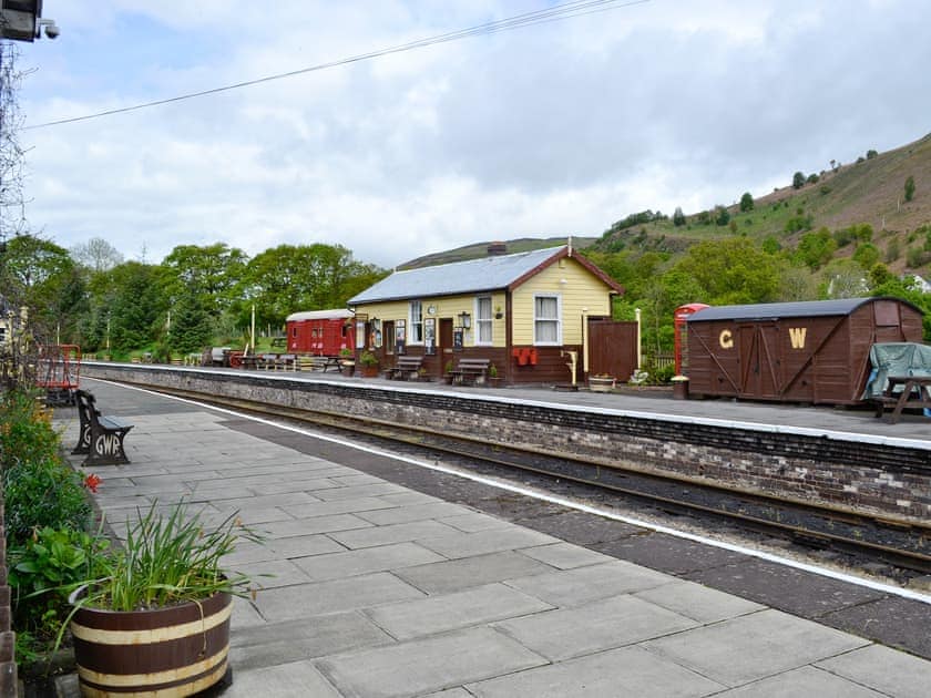 The platform | Station House - Glyndyfrdwy Station Cottages, Glyndyfrdwy, near Llangollen