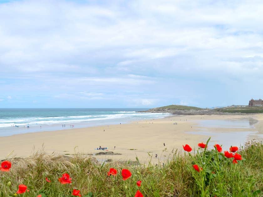 Enjoy the golden sands of Newquay’s Fistral Beach