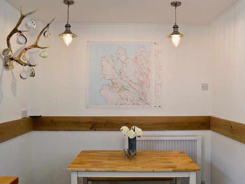 Contemporary kitchen and dining area | Mackenzie Cottage, Poolewe, near Gairloch
