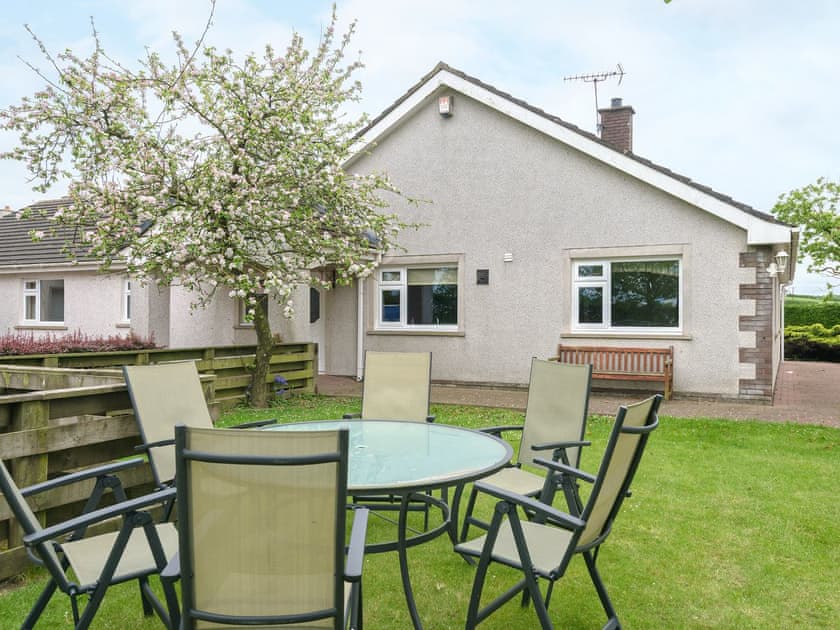 Charming sitting out area | Oaklands, Langrigg, near Cockermouth