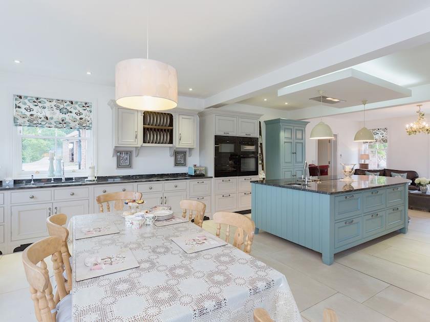 Farmhouse kitchen style table in the kitchen for informal mealtimes | Yokefleet Cottage, Sandholme, near Beverley