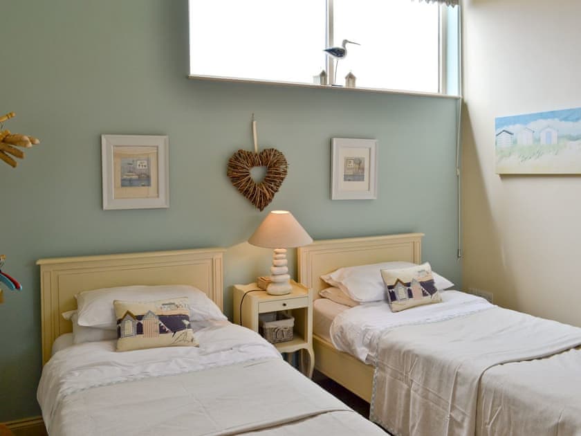 Charming twin bedroom | The Pavilion, Killerby, near Scarborough