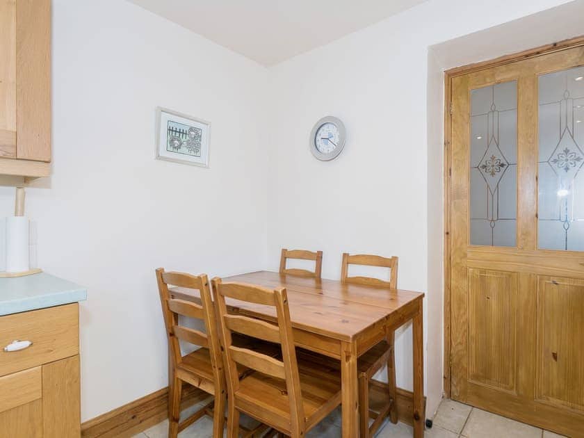 Kitchen/diner with tiled floor | Lazy Cottage, Haverigg, near Millom