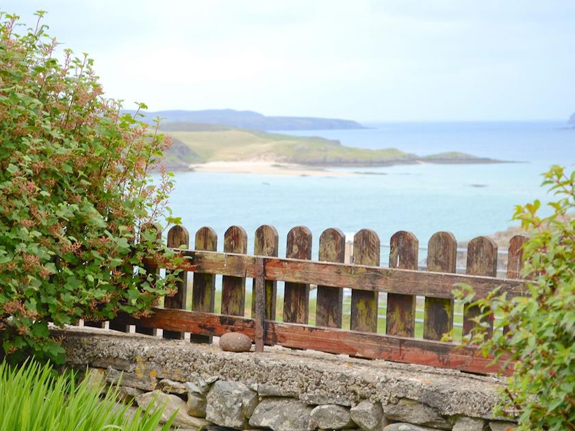 Superb uninterrupted sea views from the property | Bydand Cottage, Melness, near Tongue