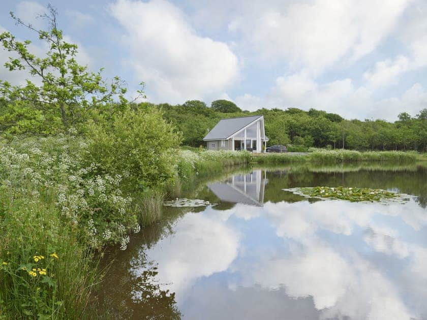 The cottage is set in 5 acres of smallholding in the Welsh valleys | Heron Lodge, Five Roads, near Llanelli