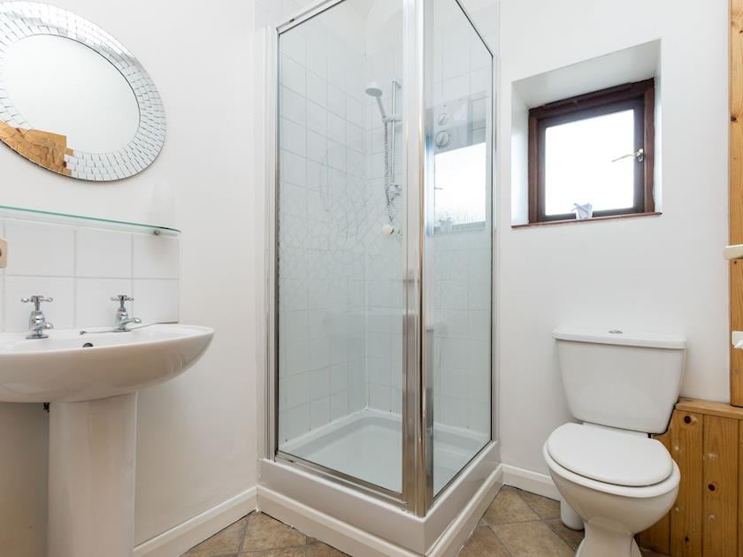 Family shower room | Bramble Cottage, Foxcote, near Radstock