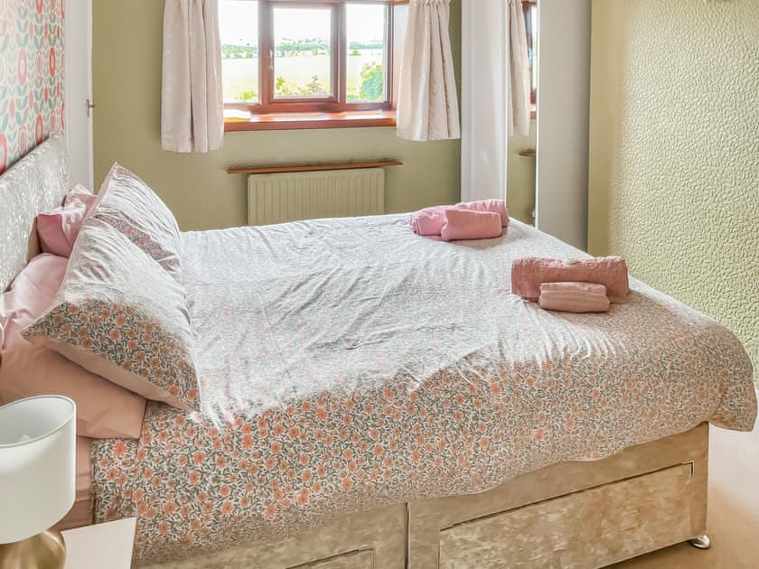 Charming main bedroom with far reaching views | Sea View, Shilbottle, near Alnwick