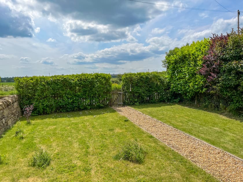 Secluded  enclosed front garden | Sea View, Shilbottle, near Alnwick
