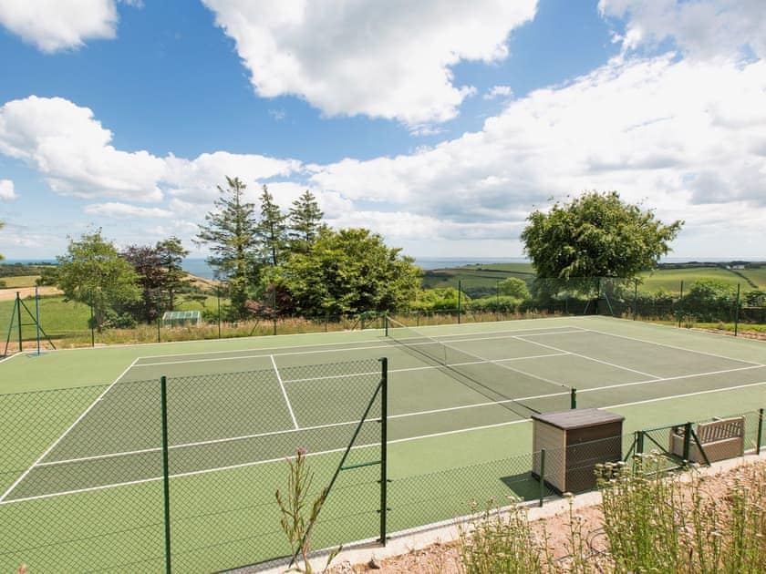 Access by arrangement to tennis court | Penhill Chase, Hillhead, near Kingswear