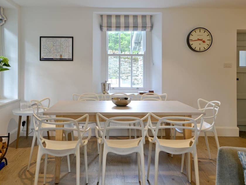 Spacious dining area of open plan room | Dale View, Little Langdale near Ambleside