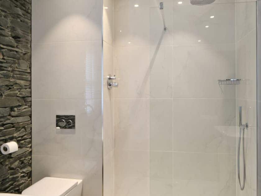 Shower area within bathroom | Dale View, Little Langdale near Ambleside