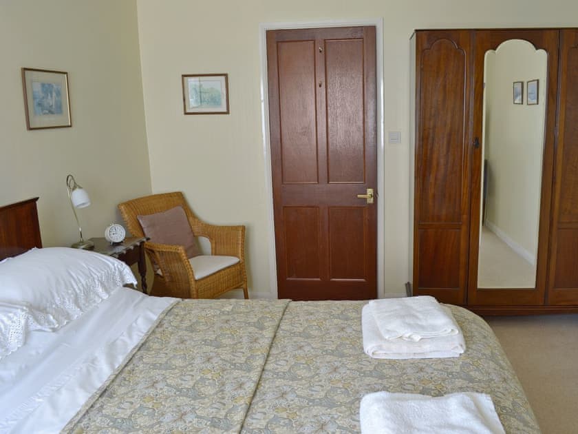 Comfortable double bedroom | Pant Glas Mawr Cottage, Axton, near Holywell