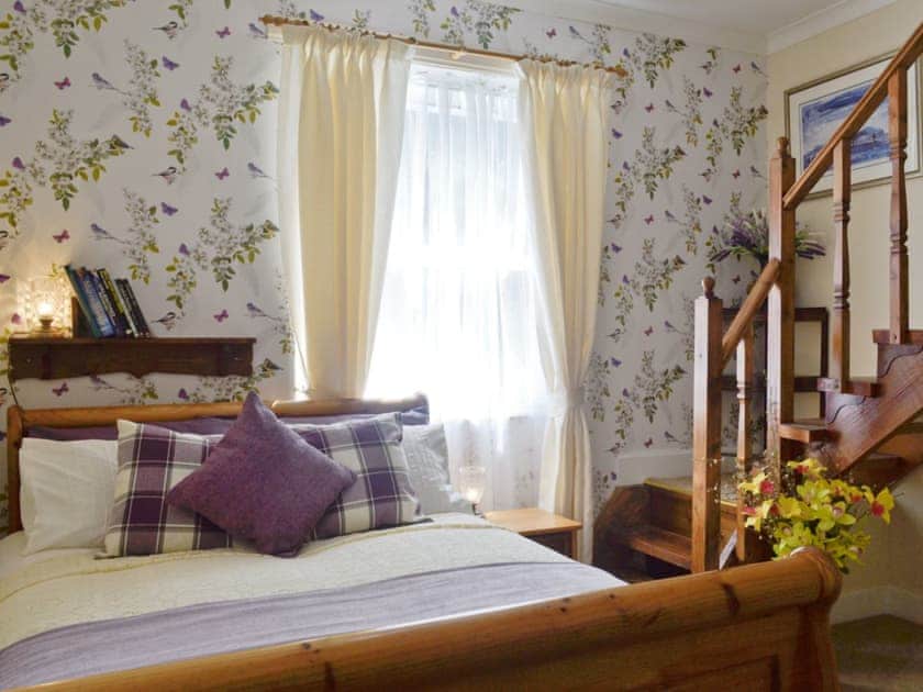 Comfortable double bedroom | Baron Cliff Lodge, Cove, near Helensburgh