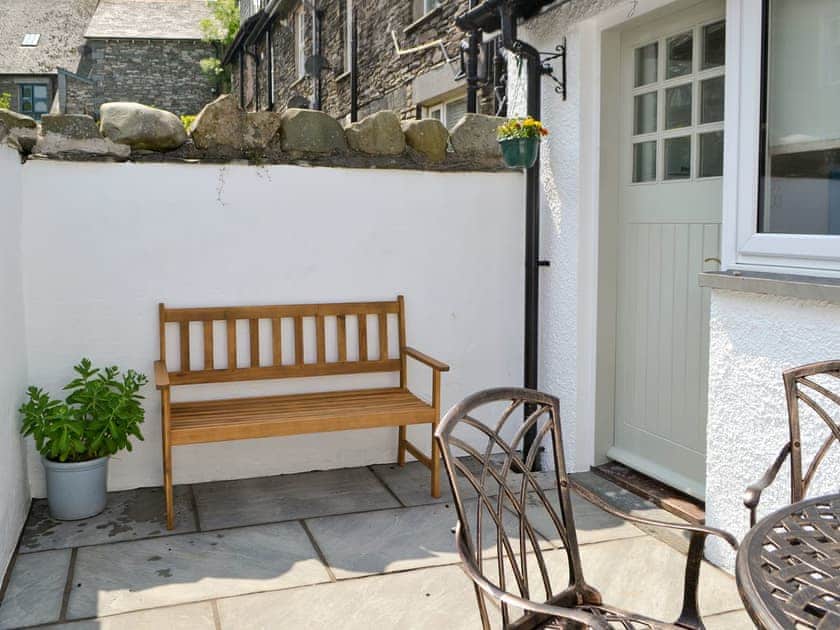 Enclosed rear courtyard | Water Howes Cottage, Ambleside