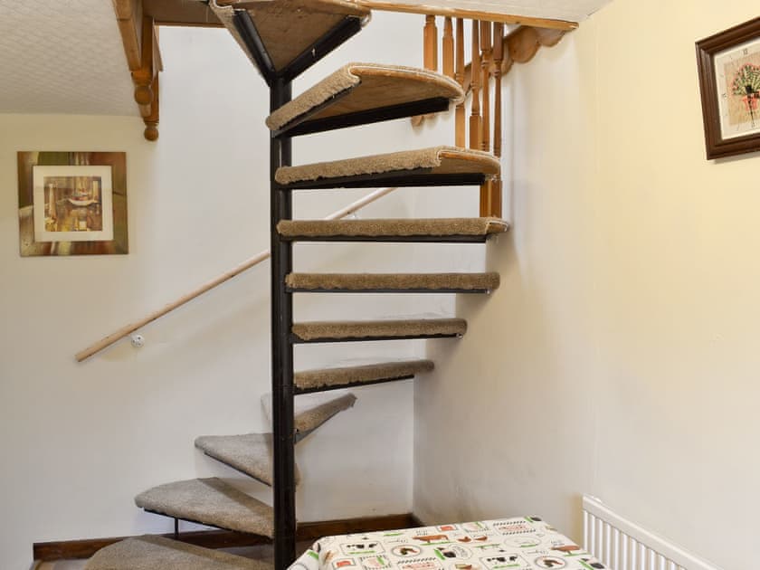 Spiral staircase | Ty Coch Cottage, Near Aberaeron