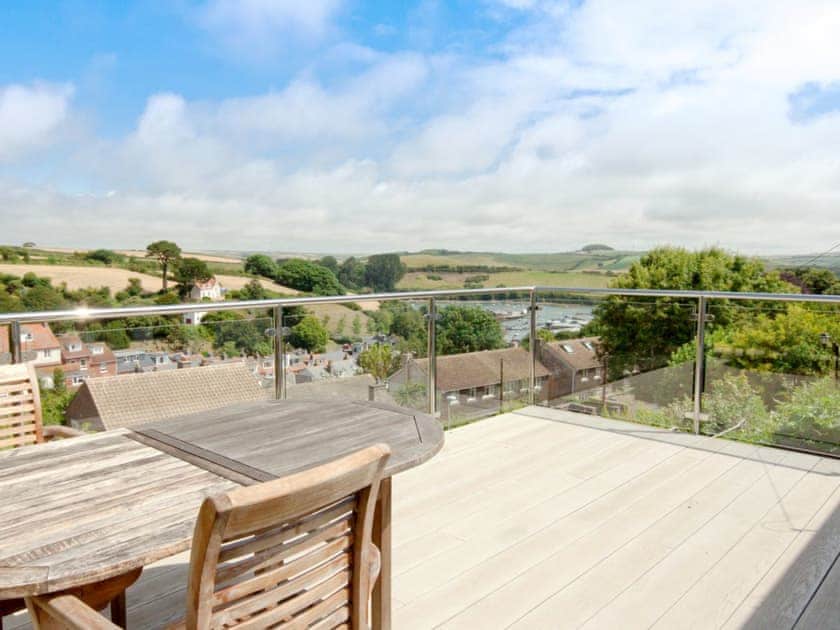 Fantastic views from the outside decking area | Rockmount 1, Salcombe