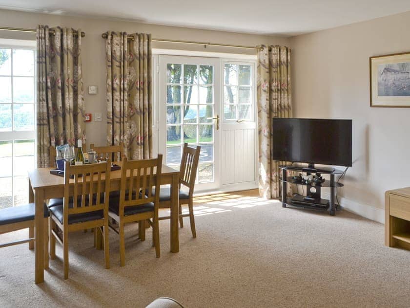 Light and airy living room | Plover Cottage - Holystone Estate, Farnham, near Rothbury