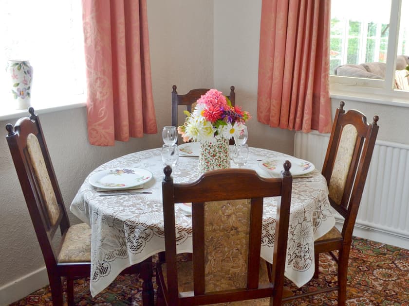Quaint dining area | Rose Cottage, Scarisbrick, near Southport 