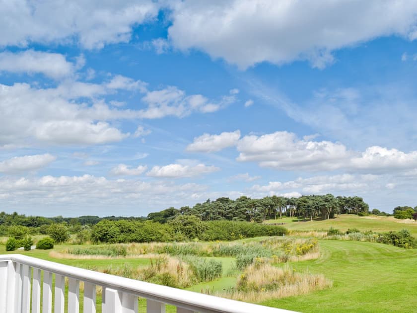 Wonderful views from the balcony | Pine View, Fritton, near Great Yarmouth