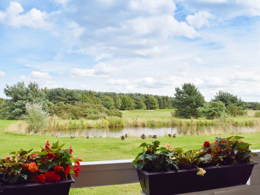 Open views of the fairways of Caldecott Golf Club | Pine View, Fritton, near Great Yarmouth