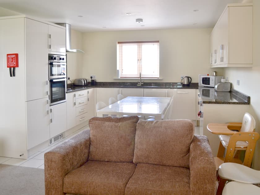Well presented open plan living/dining room/kitchen | Craster House at Seahouses, Seahouses