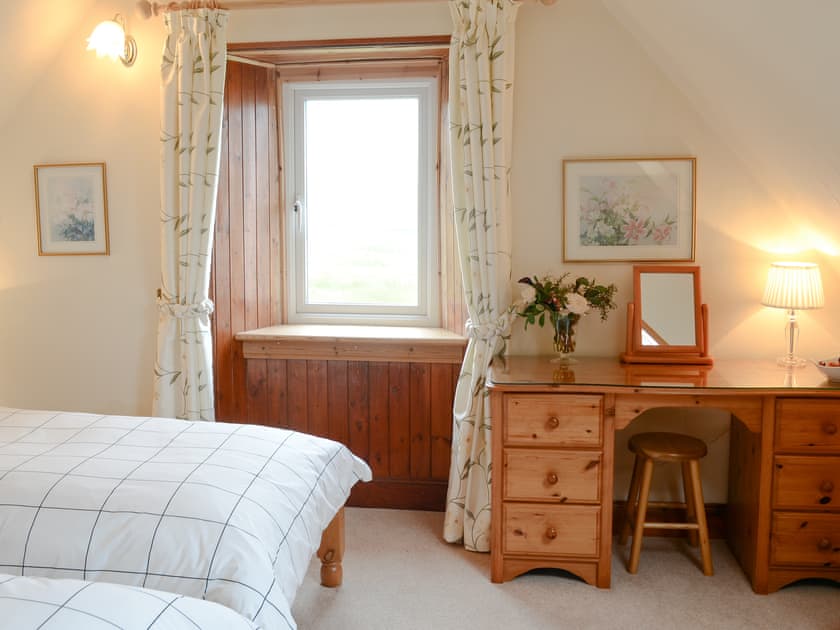 Twin bedroom | The Old School House, Applecross